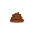 Poo icon illustration design