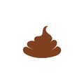 Poo icon illustration design