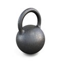 Pood kettlebell on white. 3d. Royalty Free Stock Photo
