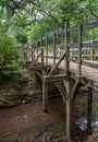 Pooh Bridge located in the One Hundred Acre woods in the stories by AA Milne of Christopher Robin and Winnie the Pooh