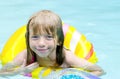 In the Pool! Royalty Free Stock Photo
