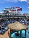 Pool aboard the Carnival Panorama cruise ship