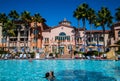 Pool area at the Marriott Newport Coast Resort