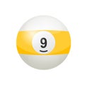 Pool ball 9 icon
