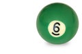 Pool ball number