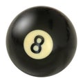 Pool ball number eight