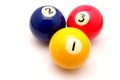 Pool balls Royalty Free Stock Photo