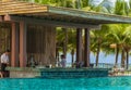 Pool bar at Dusit Princess Moonrise Beach Resort Royalty Free Stock Photo