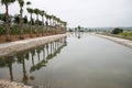 Pool in Budha Eden Garden in Bombarral, Portugal Royalty Free Stock Photo