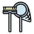 Pool clean equipment icon, outline style