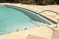 Pool cleaners. Spa and wellness. Luxury resort. Swimming pool equipment. Sea background texture. Small blue waves