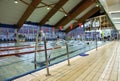 Pool complex Delfin in Ustrzyki Dolne. Poland Royalty Free Stock Photo
