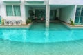 Pool in the condominium courtyard Amazon Royalty Free Stock Photo