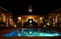 Pool in the courtyard of a Hacienda in San Miguel Mexico Royalty Free Stock Photo