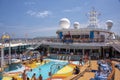 Pool Deck Aboard Royal Caribbean Ship