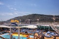 Pool Deck Aboard Royal Caribbean Ship