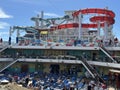 Pool Deck board the Carnival Panorama cruise ship Royalty Free Stock Photo