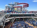 Pool Deck board the Carnival Panorama cruise ship Royalty Free Stock Photo