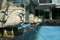 Pool fountain