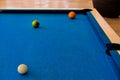 A pool game with a fruity twist Royalty Free Stock Photo