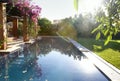 Pool in garden