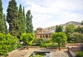 Partal Palace in the Alhambra of Granada, Andalusia, Spain Royalty Free Stock Photo