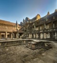Pool in Angkor Wat. Siem Reap. Cambodia Royalty Free Stock Photo