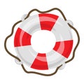 Pool lifebuoy icon, cartoon style