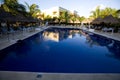 Pool at luxury resort in Mexico Royalty Free Stock Photo