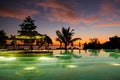 Pool at Maldives Royalty Free Stock Photo