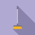 Pool mop cleaning icon flat vector Royalty Free Stock Photo