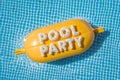 A pool party snack presented against a white isolated background Royalty Free Stock Photo