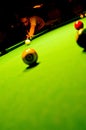 Pool player Royalty Free Stock Photo