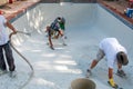 Pool Refinishing Royalty Free Stock Photo