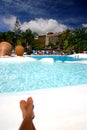 Pool relaxation Royalty Free Stock Photo