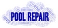 Pool Repair word cloud