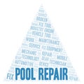Pool Repair word cloud