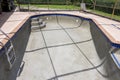 Pool resurfacing and gray cement bond coat Royalty Free Stock Photo