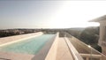 Pool on the roof top of for relaxation