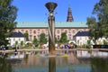 Pool in Royal Library Garden Copenhagen Denmark