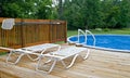 Pool Side Deck Royalty Free Stock Photo