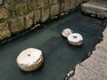 Pool of Siloam in Jerusalem in Israel. Royalty Free Stock Photo