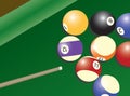 Pool table and balls