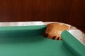 Pool Table Corner Pocket Royalty Free Stock Photo