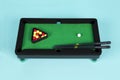 pool table toy plastic Royalty Free Stock Photo