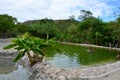 Pool in the Tatacoa desert, in Neiva, Colombia