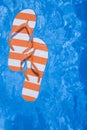 Pool Thongs Royalty Free Stock Photo