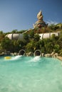 Pool and toboggan in Siam Park, Tenerife