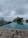 Pool on the Top of the Sairu Mountain Royalty Free Stock Photo