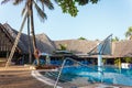 Pool at a tropical resort